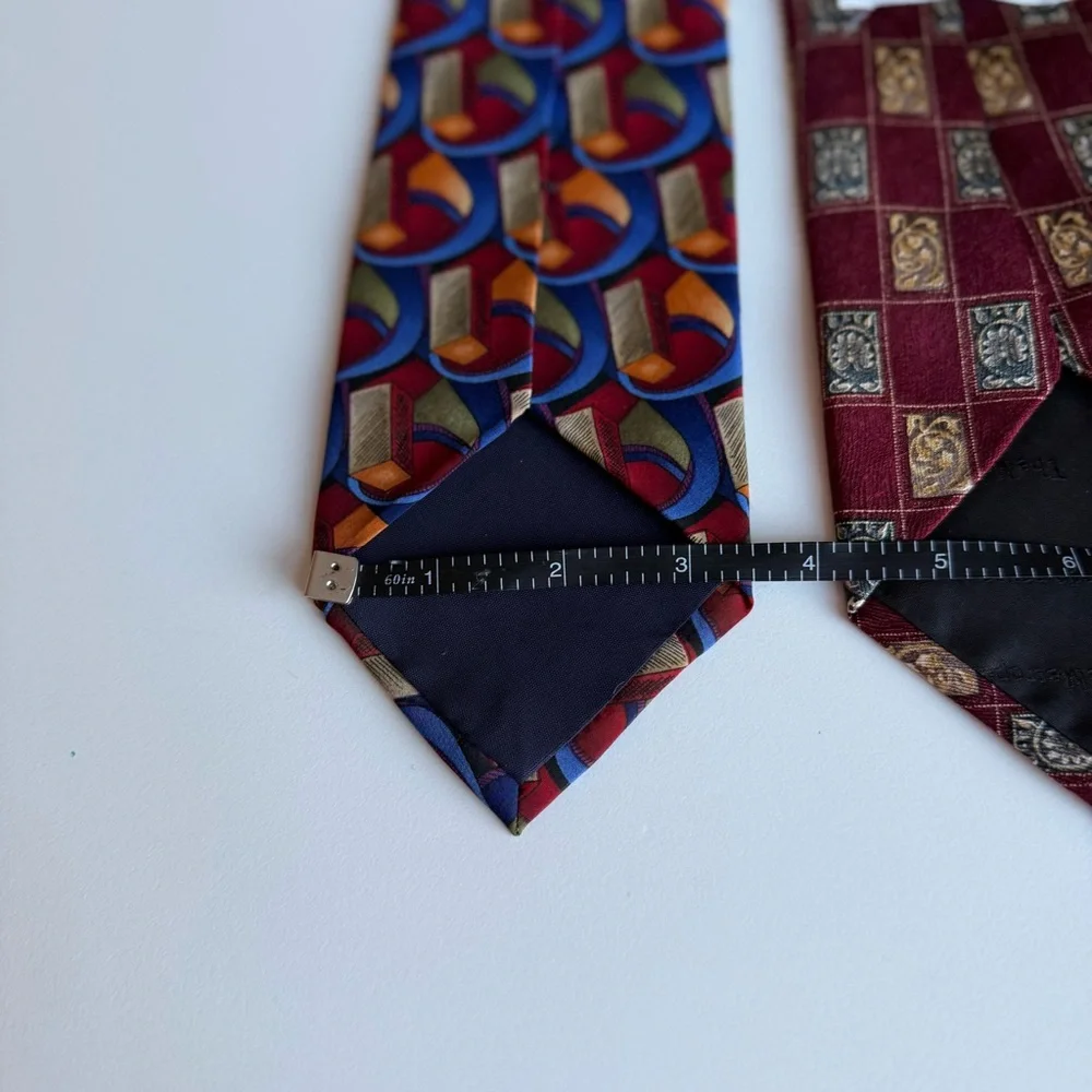 Lot of 3 Vintage Silk Tie J. Garcia Collector’s Edition Metropolitan Museum Art